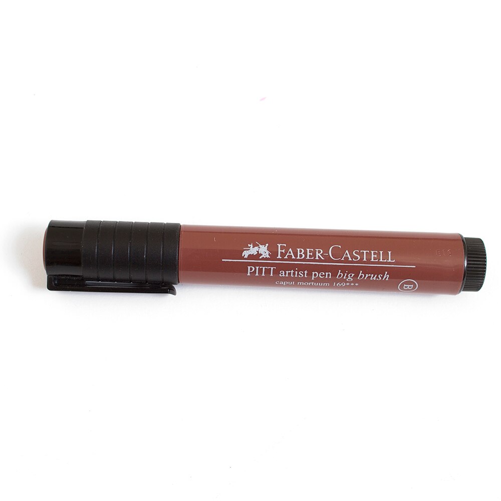 Faber Castell, Pitt, Artist, Big, Brush Pen, Caput Mortuum